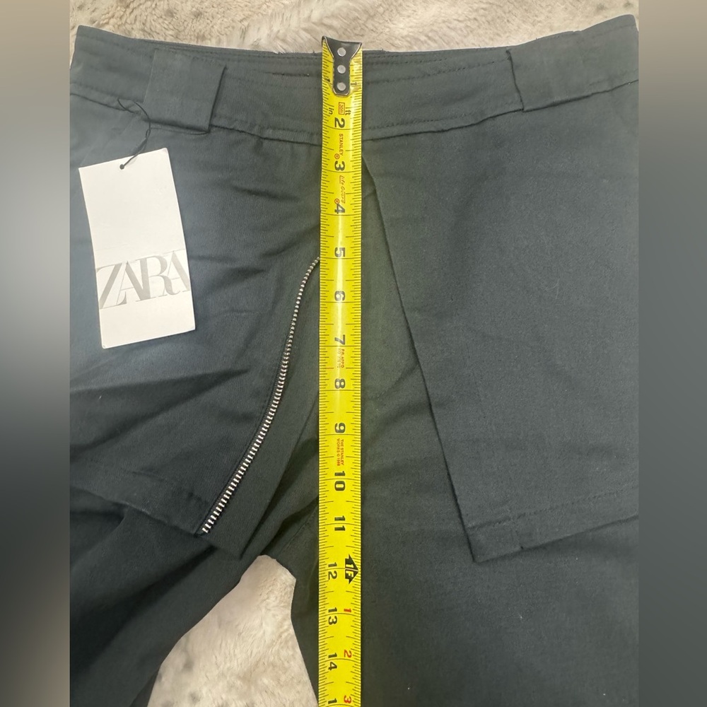 Zara Charcoal Gray Asymmetrical Trousers - Picture 14 of 14